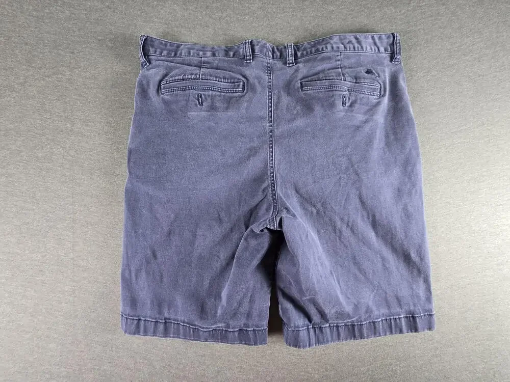 Tommy Bahama Shorts Mens 38 Blue Chino Stretch Tencel Cotton Casual Summer